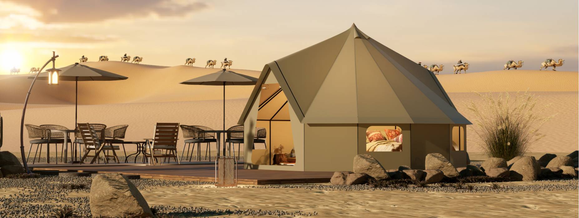 大观区露营酒店帐篷产品